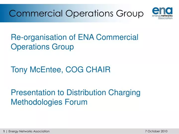 commercial operations group