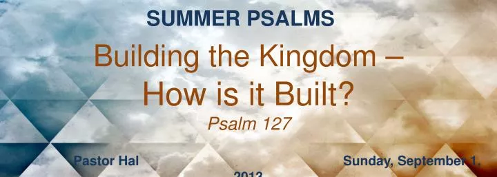 summer psalms