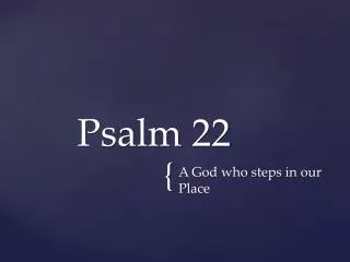 Psalm 22