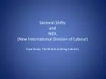 Sectoral Shifts and NIDL: The British Clothing Industry Case Study - slide 1