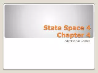 State Space 4 Chapter 4