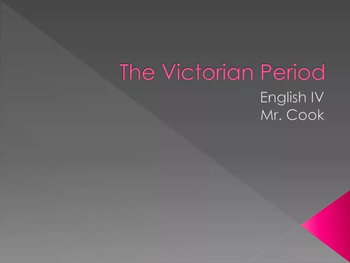the victorian period