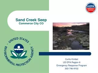 Sand Creek Seep Commerce City CO