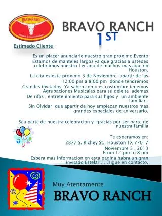 bravo ranch