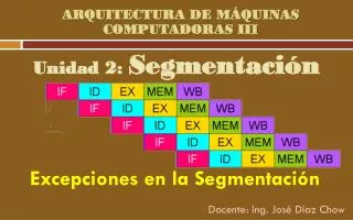 excepciones en la segmentaci n