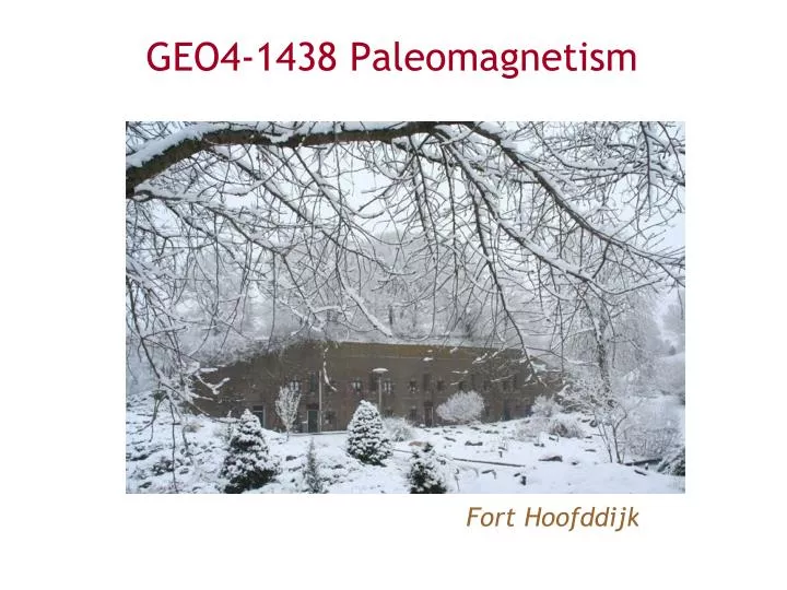 geo4 1438 paleomagnetism