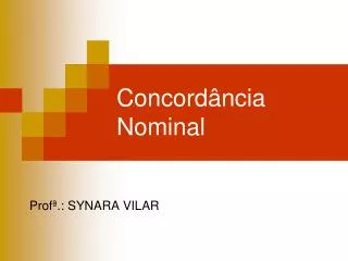 concord ncia nominal
