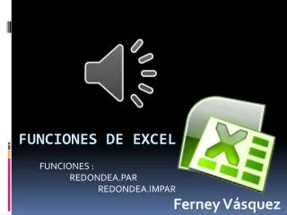 funciones redondea par redondea impar