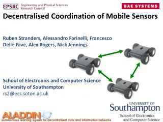 Decentralised Coordination of Mobile Sensors