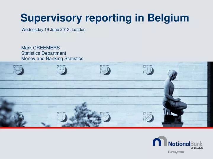 supervisory reporting in belgium