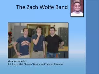The Zach Wolfe Band