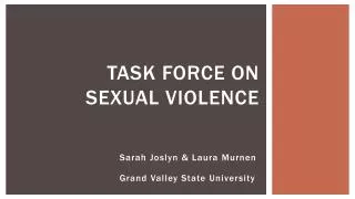 Task Force on Sexual Violence