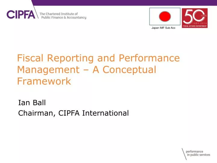 fiscal reporting and performance management a conceptual framework