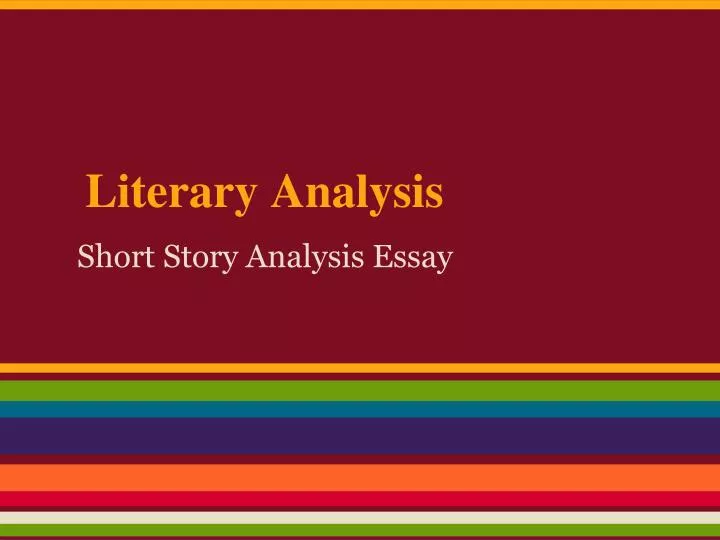 literary analysis presentation