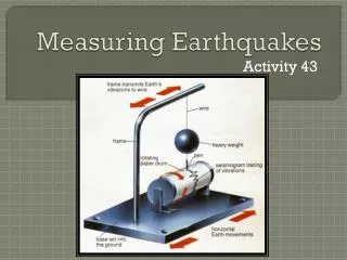 measuring earthquakes