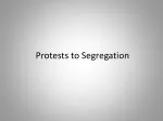 Protests to Segregation