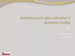 Maritime ports data collection in economic studies