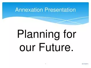 Annexation Presentation