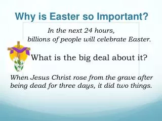Why is Easter so Important?