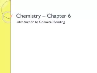 chemistry chapter 6