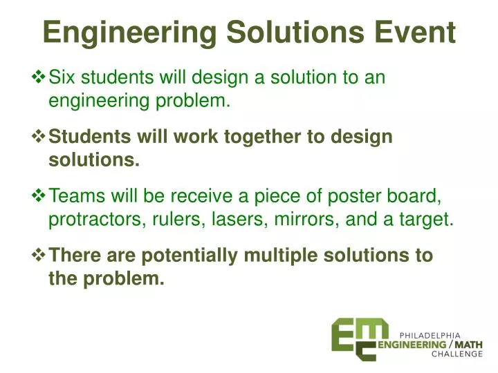 engineering solutions event