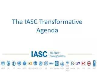 The IASC Transformative Agenda