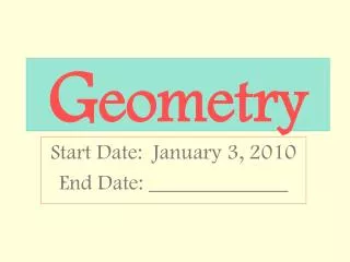 g eometry