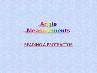 Angle Measurements