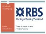 Test Automation Framework - slide 1
