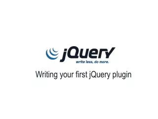 Writing your first jQuery plugin