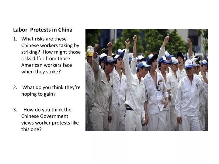 labor protests in china