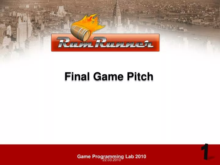 final game pitch
