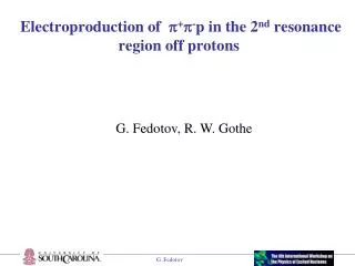 Electroproduction of ? + ? - p in the 2 nd resonance region off protons