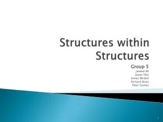 Structures within Structures