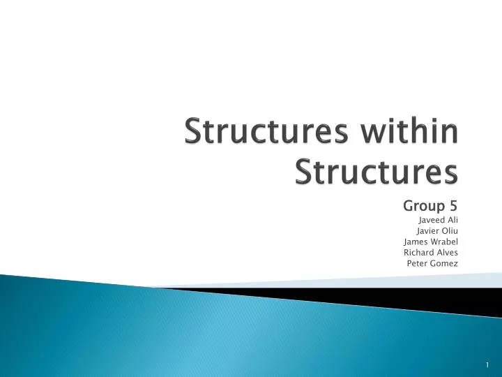 structures within structures