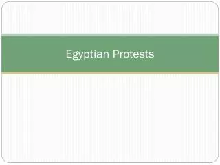 Egyptian Protests