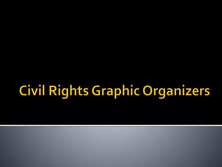 civil rights graphic organizers