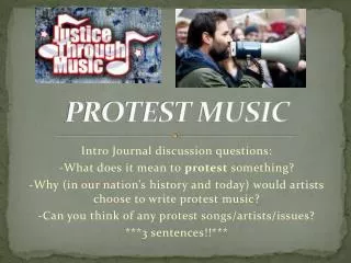 PROTEST MUSIC