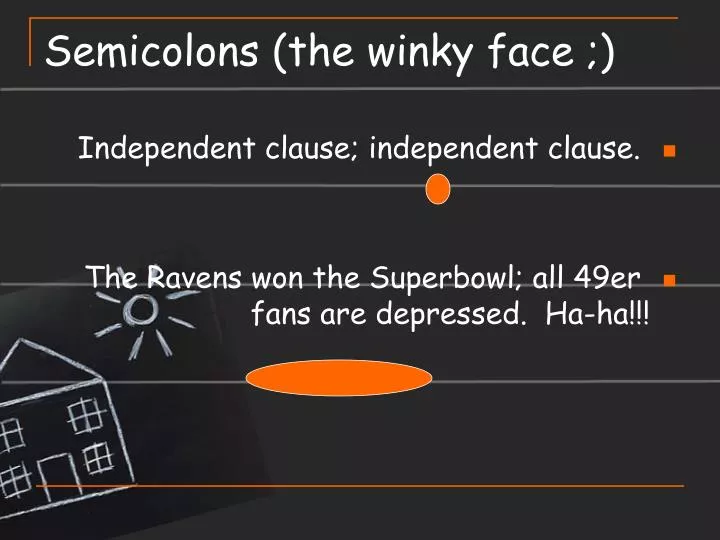 semicolons the winky face
