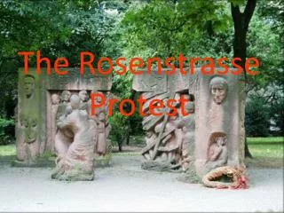 The Rosenstrasse Protest