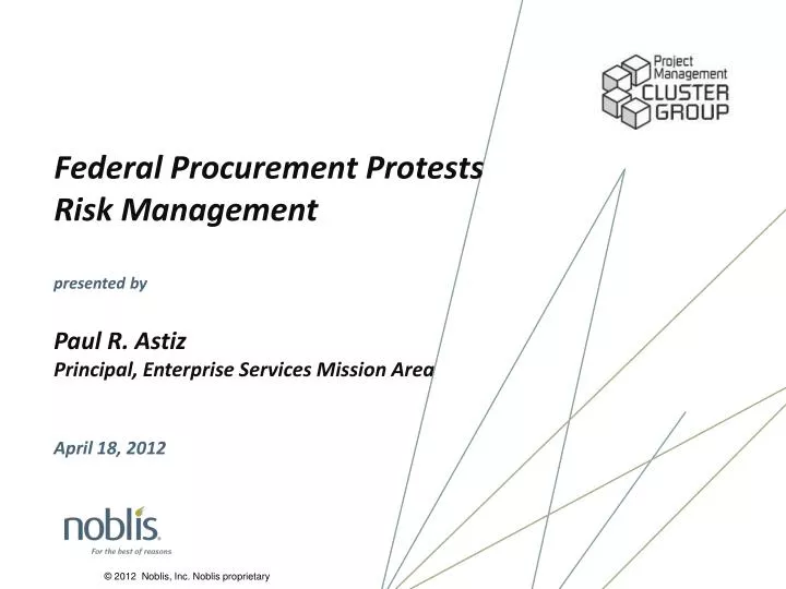 federal procurement protests risk management