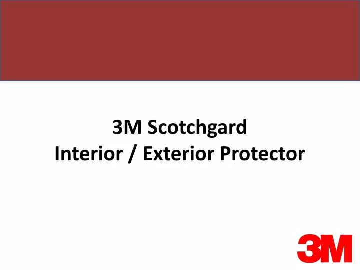 3m scotchgard interior exterior protector