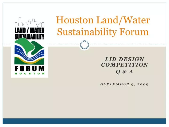 houston land water sustainability forum