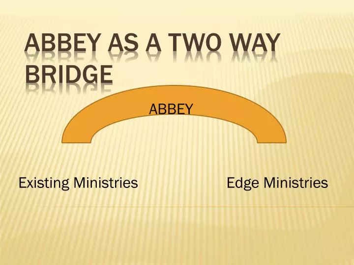 abbey as a two way bridge