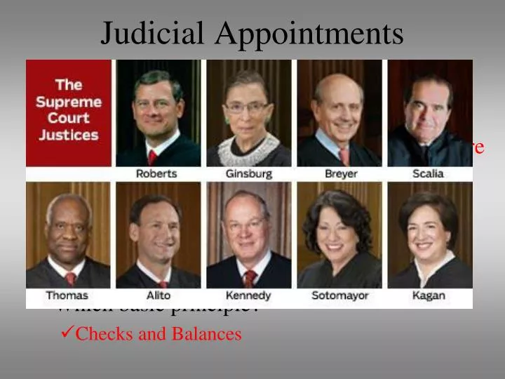 judicial appointments