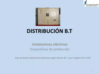 distribuci n b t