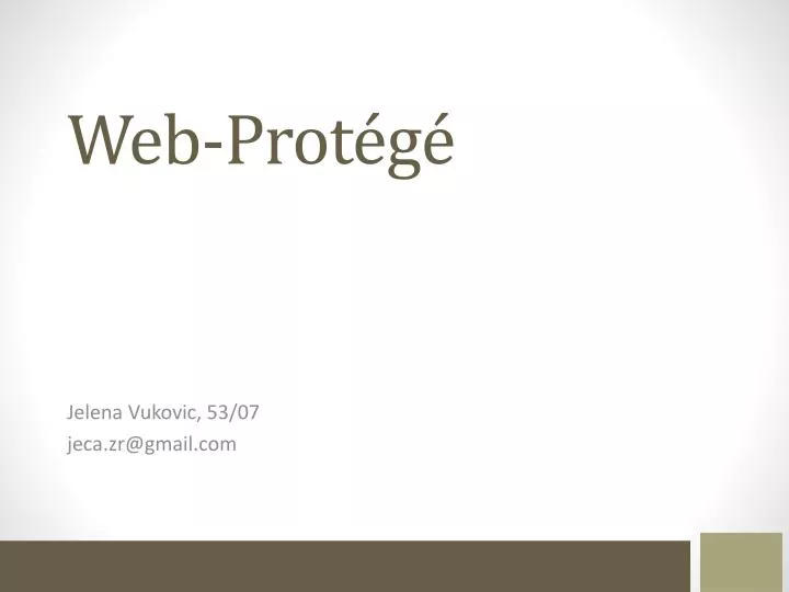 web prot g