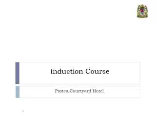 Induction Course