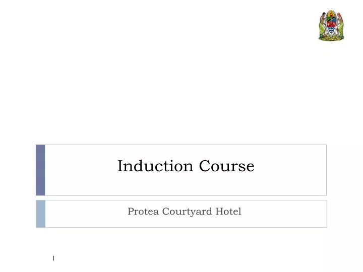 induction course
