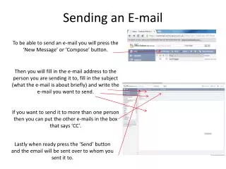 Sending an E-mail